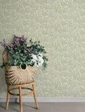 4201-48019 Maggan Sage Floral Trail Wallpaper