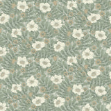 4201-48020 Maggan Sea Green Floral Trail Wallpaper