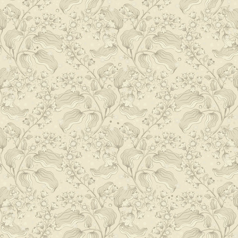  4201-48024 Syren Khaki Dainty Floral Wallpaper
