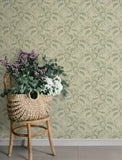 4201-48025 Syren Light Green Dainty Floral Wallpaper