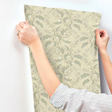  4201-48025 Syren Light Green Dainty Floral Wallpaper