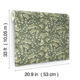 4201-48026 Syren Evergreen Dainty Floral Wallpaper