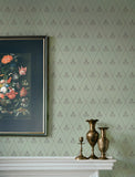 4201-48031 Alma Mint Diamond Floral Wallpaper