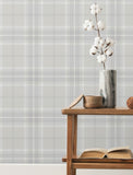4201-92123 Emma Dove Plaid Wallpaper
