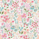  4203-27561 Flower Garden Pink Blossoms Wallpaper