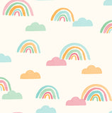 4203-27562 Over The Rainbow Multicolor Painted Skies Wallpaper