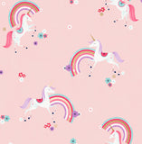 4203-27565 Rainbow Unicorn Pink Fantastical Wallpaper