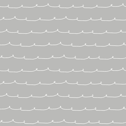  4203-27570 Wiggle Line Grey Stripe Wallpaper