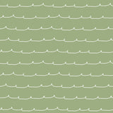  4203-27571 Wiggle Line Green Stripe Wallpaper