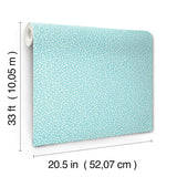 4203-27580 Dotty Light Blue Petite Polka Dot Wallpaper