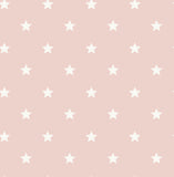 4203-27582 Starry Motif Pink Geometric Wallpaper