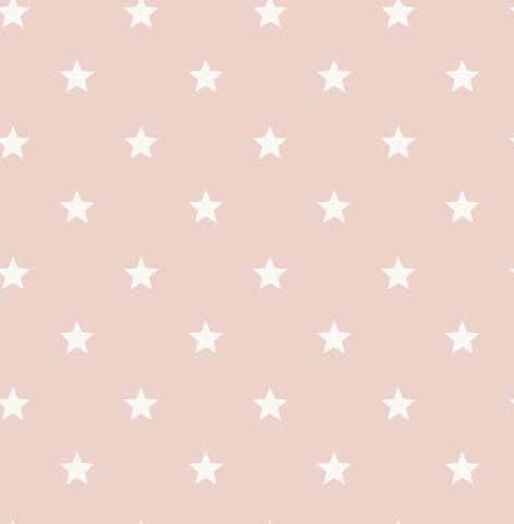 4203-27582 Starry Motif Pink Geometric Wallpaper