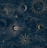 4203-27587 Mystic Navy Celestial Wallpaper