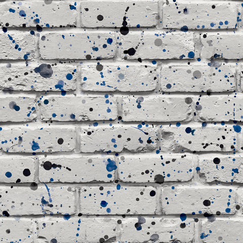 4203-27589 Splatter Wall Grey Abstract Wallpaper