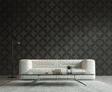 45148X Quatrefoil Shale Wallpaper