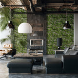 45731 Stone optic Green Wallpaper