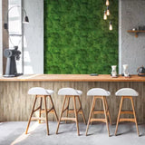 45733 Contemporary Green faux moss modern wallpaper 3D contemporary wallcoverings roll