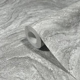 45758 Marble optic Silver Grey Wallpaper