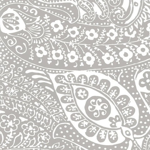 5003190 Paisley Print Grey Wallpaper