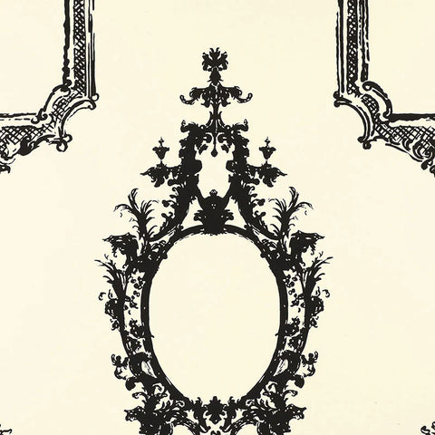 5003290 Go Baroque Noir and Blanc Wallpaper