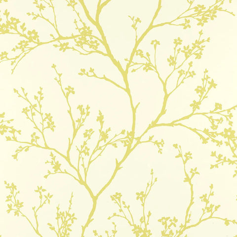 5003342 Twiggy Soft Chartreuse Wallpaper