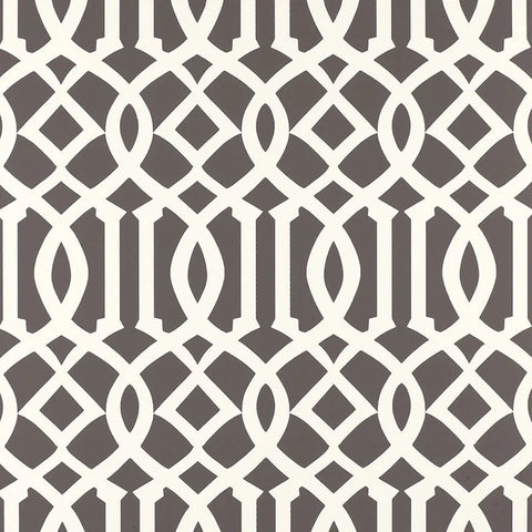 5003361 Imperial Trellis Charcoal Wallpaper