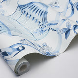 5004081 Oiseaux Et Fleurs Porcelain Wallpaper