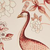 5004082 Oiseaux Et Fleurs Cinnabar Wallpaper