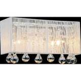 5005W18C-RC (W) Water Drop 3 Light Vanity Light With Chrome Finish