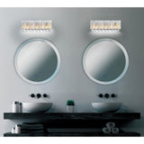 5005W18C-RC (W) Water Drop 3 Light Vanity Light With Chrome Finish