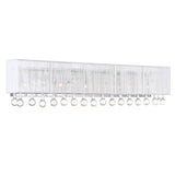 5005W32C-RC (W) Water Drop 5 Light Vanity Light With Chrome Finish