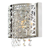 5008W7ST-R-1 Eternity 1 Light Bathroom Sconce With Chrome Finish