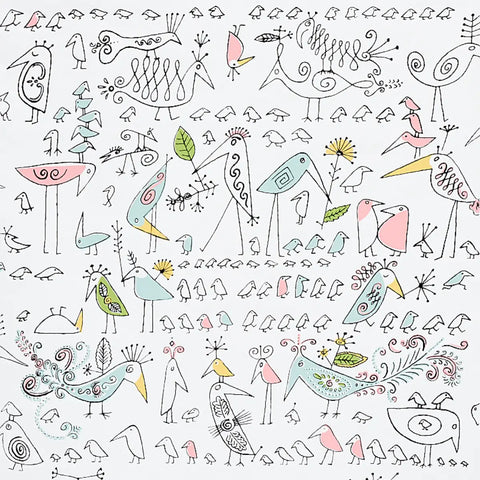 5012780 Aviary Soft Multi Wallpaper