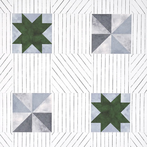 5014552 Alexander Dutch Green and Slate Wallpaper