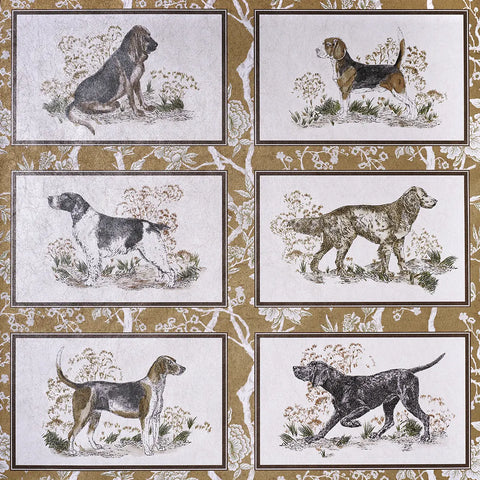 5016050 Chasers Legacy Metallic Gold Metallic Wallpaper