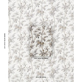 5016352 Brantwood Vine Graphite Wallpaper