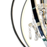 5025P16C-4 Abia 4 Light Up Chandelier With Chrome Finish