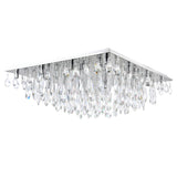 5034C24C-S Bianca 13 Light Flush Mount With Chrome Finish