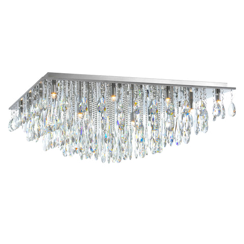 5034C32C-S Bianca 20 Light Flush Mount With Chrome Finish