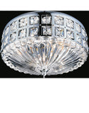 5039C13C Bloome 4 Light Bowl Flush Mount With Chrome Finish