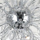 5066P47C Cherry Blossom 48 Light Chandelier With Chrome Finish