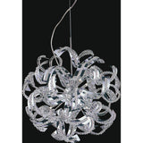 5067P22C Swivel 14 Light Chandelier With Chrome Finish