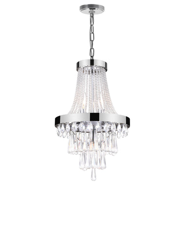 5078P12C Vast 3 Light Chandelier With Chrome Finish