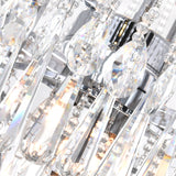 5078P24C (Clear) Vast 13 Light Down Chandelier With Chrome Finish