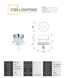 5080C7ST Ring LED Flush Mount With Chrome Finish