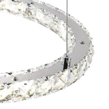 5080P16ST-3R Ring LED Chandelier With Chrome Finish