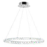 5080P24ST-R Ring LED Chandelier With Chrome Finish