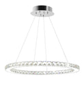 5080P24ST-R Ring LED Chandelier With Chrome Finish