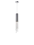 5081P5C-R Extended 1 Light Down Mini Pendant With Chrome Finish