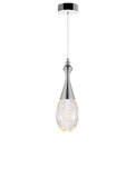 5110P5C-R Dior LED Down Mini Pendant With Chrome Finish